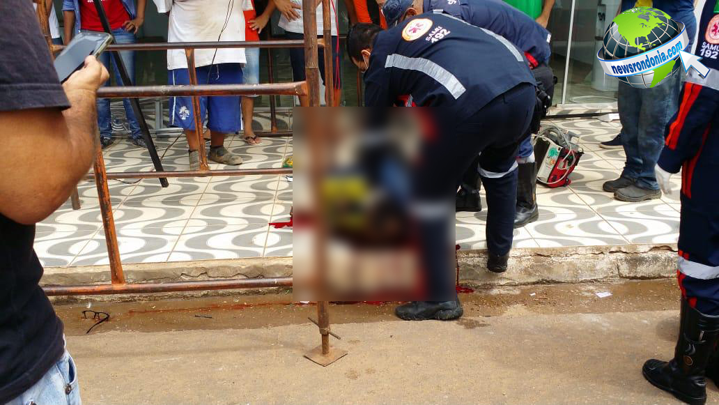 TRABALHADOR DESPENCA DE ANDAIME E MORRE AO BATER COM A CABEÇA EM CALÇADA NA AVENIDA CALAMA - News Rondônia