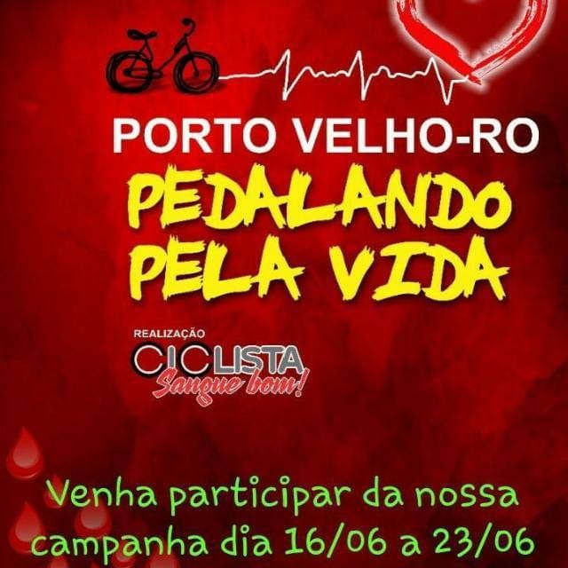 AÇÃO SOCIAL: CICLISTAS MOBILIZAM SOCIEDADE PARA DOAÇÃO DE SANGUE - News Rondônia