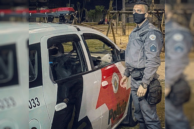 Soldado acusa colegas PMs de SP de homofobia e difamação por postarem foto dele segurando emoji de berinjela no lugar do filho - News Rondônia