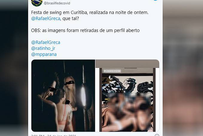 DENÚNCIA - Bar de Curitiba viraliza após festa de swing na pandemia - News Rondônia