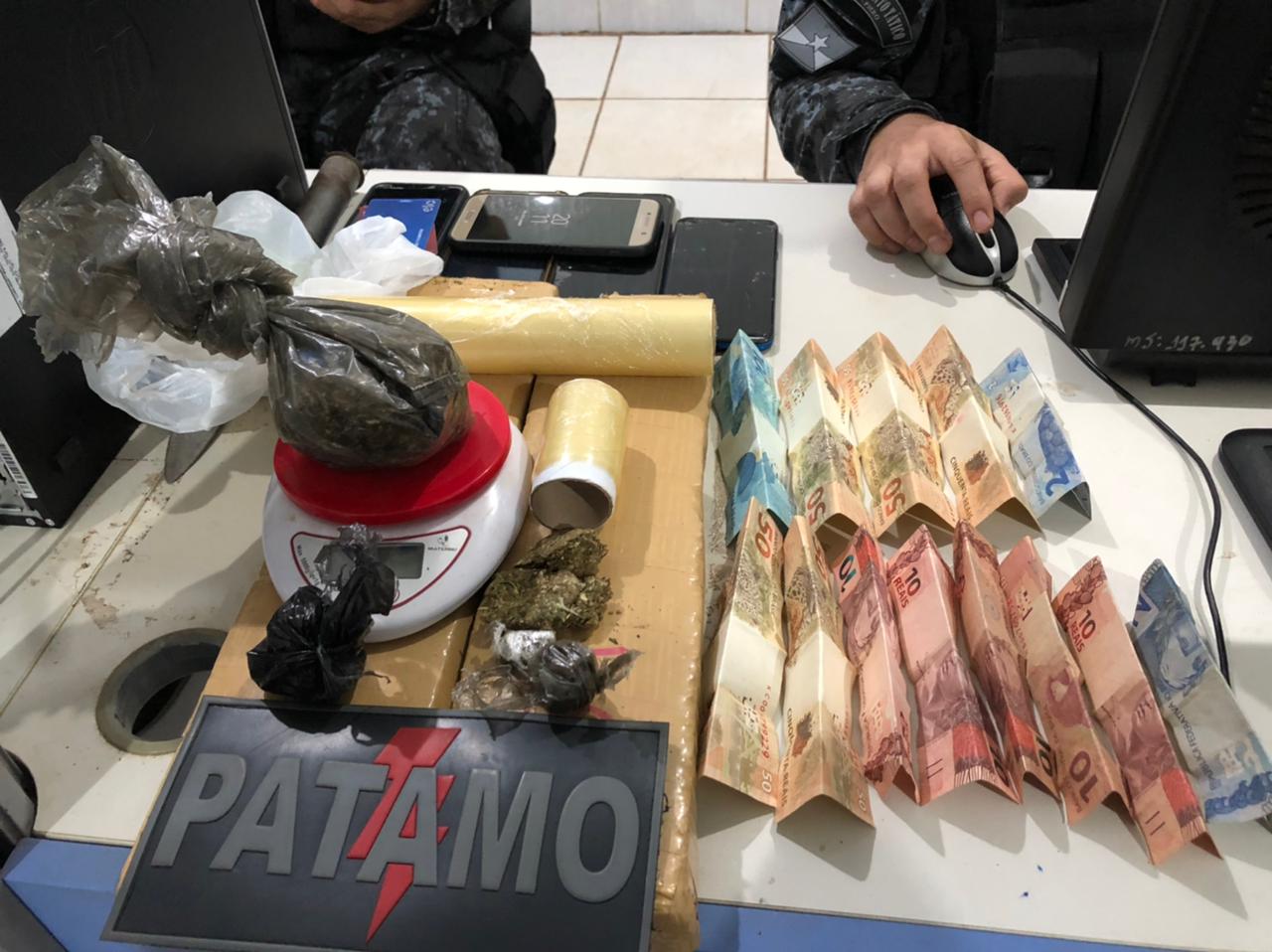 Batalhão de choque apreende quase 3 Kg de maconha e prende cinco suspeitos na capital - News Rondônia