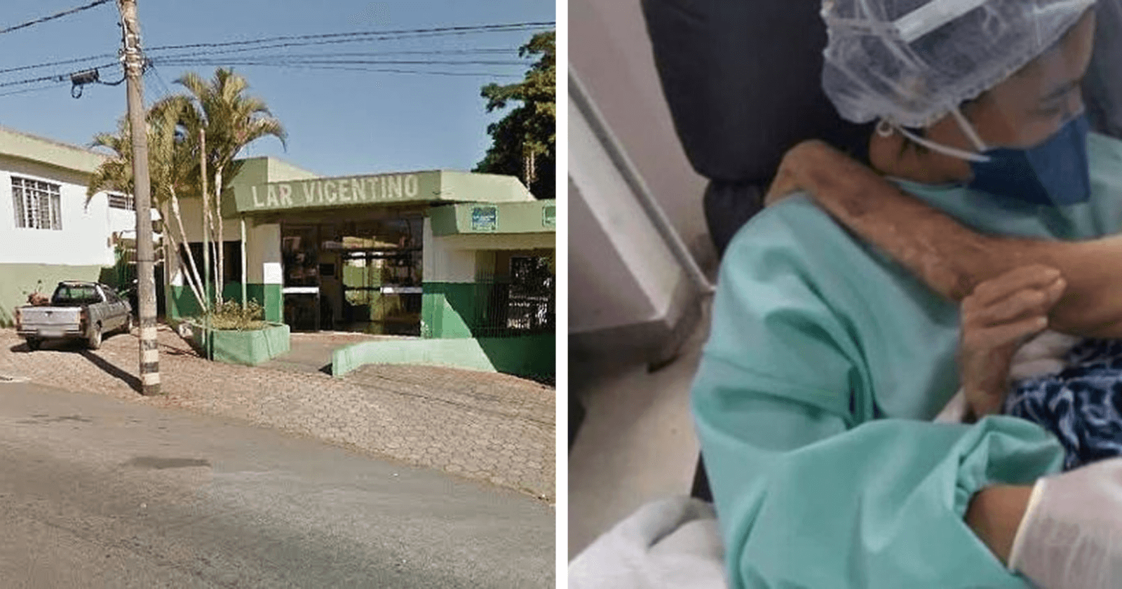 Técnica de enfermagem é flagrada ninando idosa com Covid-19 e imagens causam comoção - News Rondônia