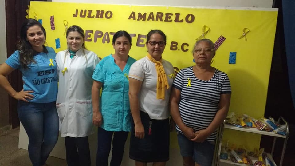 JULHO AMARELO - MÊS DE LUTA E PREVENÇÃO DAS HEPATITES VIRAIS TEM DIA ALUSIVO NA UBS ALBERT SABIN EM ROLIM DE MOURA - News Rondônia