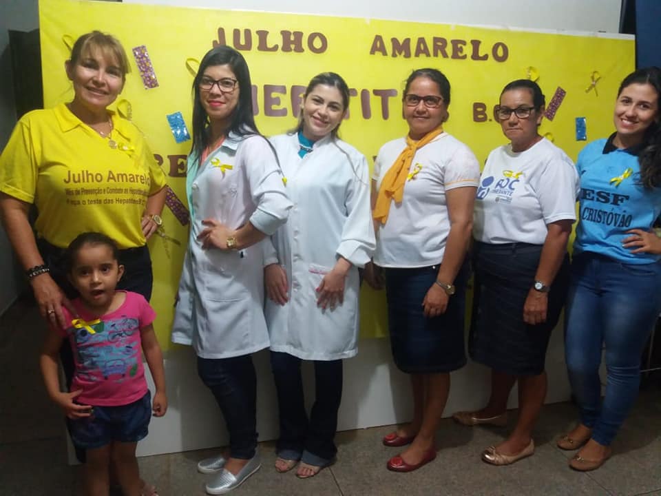 JULHO AMARELO - MÊS DE LUTA E PREVENÇÃO DAS HEPATITES VIRAIS TEM DIA ALUSIVO NA UBS ALBERT SABIN EM ROLIM DE MOURA - News Rondônia