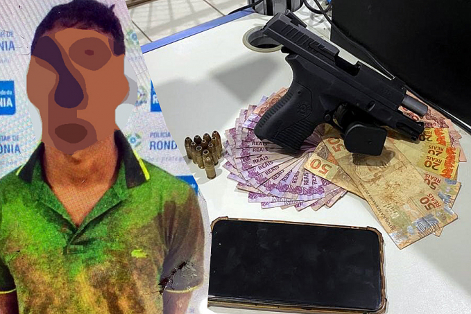 DENÚNCIA - Apenado é preso com pistola e 'sinal de wifi' desligado no Orgulho do Madeira - News Rondônia