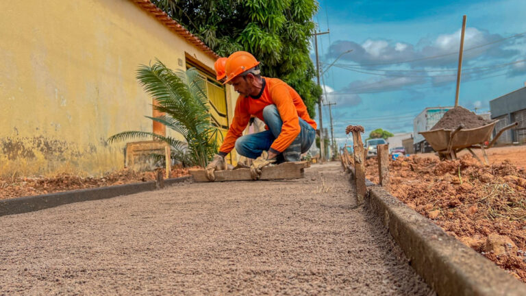 Obras no bairro Igarapé avançam com mais de 70% de conclusão - News Rondônia