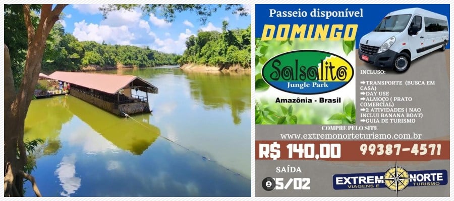 Domingo de lazer e diversão na Salsalito Jungle Park - News Rondônia