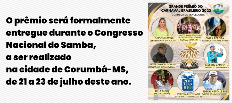 Mestre Bainha Sagra-se Campeão do Grande Prêmio do Carnaval Brasileiro - News Rondônia