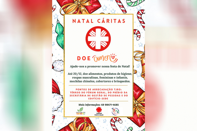 Participe da Campanha de Natal da Cáritas - News Rondônia