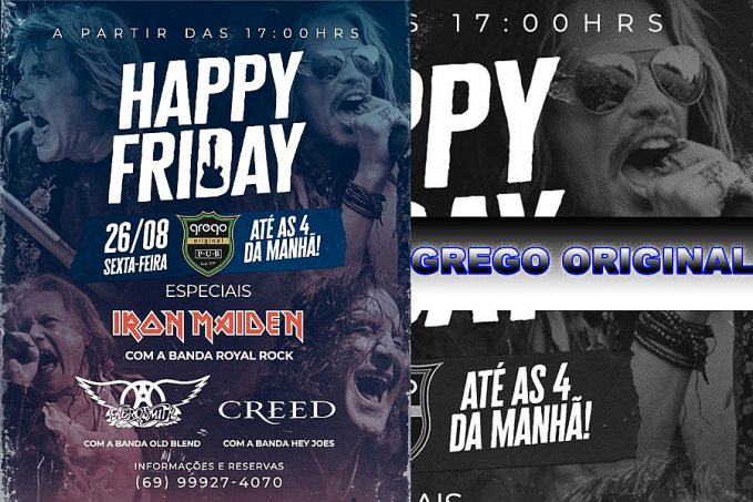 SEXTA: Especiais Iron Maiden, Aerosmith e Creed no Grego Original - News Rondônia