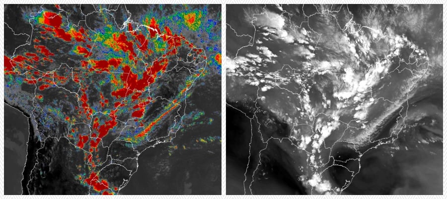 Baixa pressão atmosférica provoca chuvas com raios e ventos fortes a qualquer momento - News Rondônia