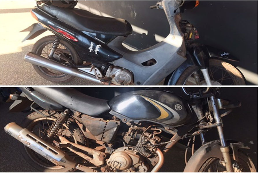 Duas motocicletas são recuperadas pela Polícia Militar de Cacoal - News Rondônia