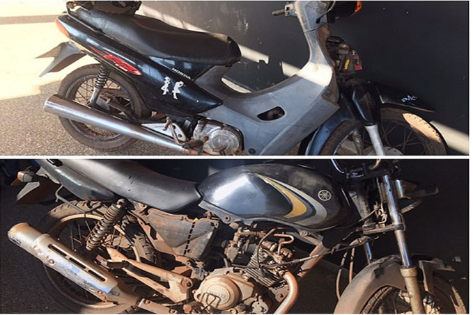 Duas motocicletas são recuperadas pela Polícia Militar de Cacoal - News Rondônia