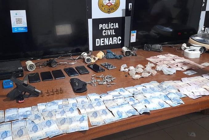 Denarc prende quadrilha do tráfico com drogas em boca de fumo na zona sul - News Rondônia
