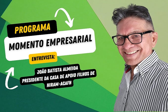 Programa Momento empresarial entrevista: João Batista Almeida, pres. da Casa de Apoio Filhos de Hiram - News Rondônia