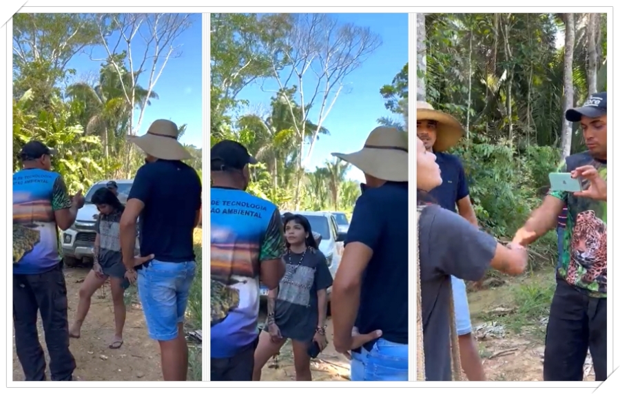 Após vídeos de Txai Suruí acuada por um grupo de invasores, entidades repercutem a ação e pedem a saída das pessoas da terra indígena - News Rondônia