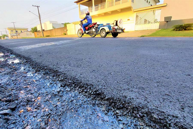 Avenida Campinas do bairro Jardim Paulista recebe pavimentação asfáltica - News Rondônia