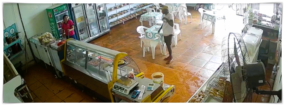 Em Pimenta Bueno, bandido invade lanchonete para roubar clientes - News Rondônia