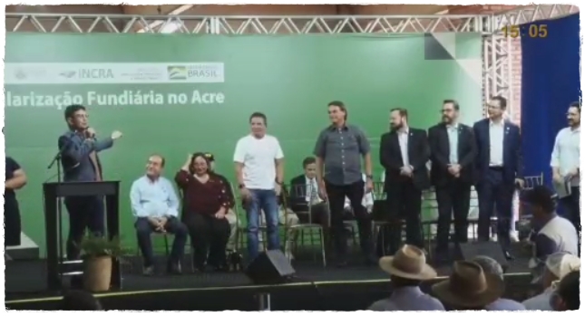 Evento com Bolsonaro termina em barraco entre o prefeito de RBR e o governador do Acre: 'O senhor tem que tapar os buracos dessa cidade' - News Rondônia