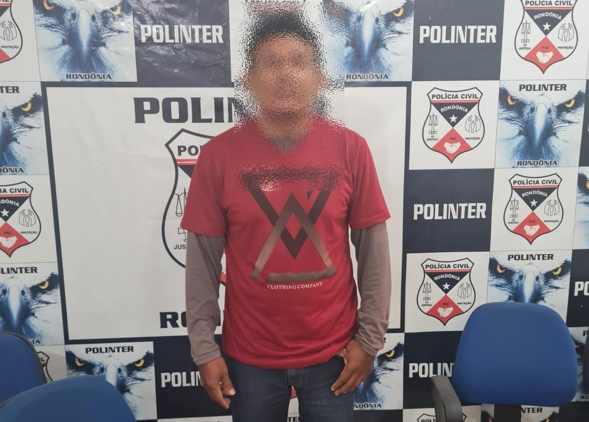 CAIU: Foragido com mandado de prisão por estuprar a própria filha é preso pela Polinter - News Rondônia