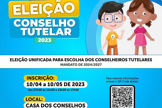Inscrições para Conselheiros Tutelares quadriênio 2024/2027 começam hoje e seguem até 10 de maio - News Rondônia