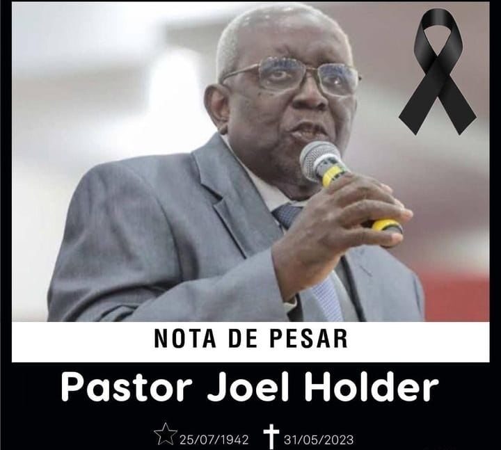 Nota de Pesar pela morte do Pastor Joel Holder
