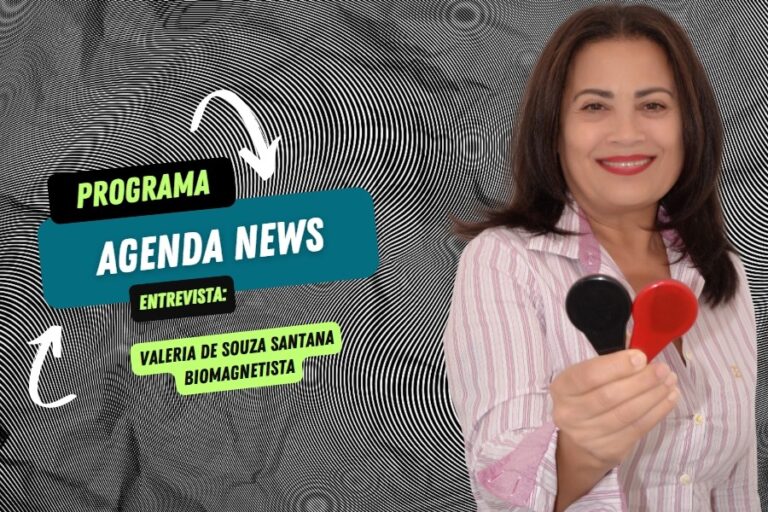 Biomagnetismo em Foco: Valeria de Souza Santana concede entrevista exclusiva ao Agenda News