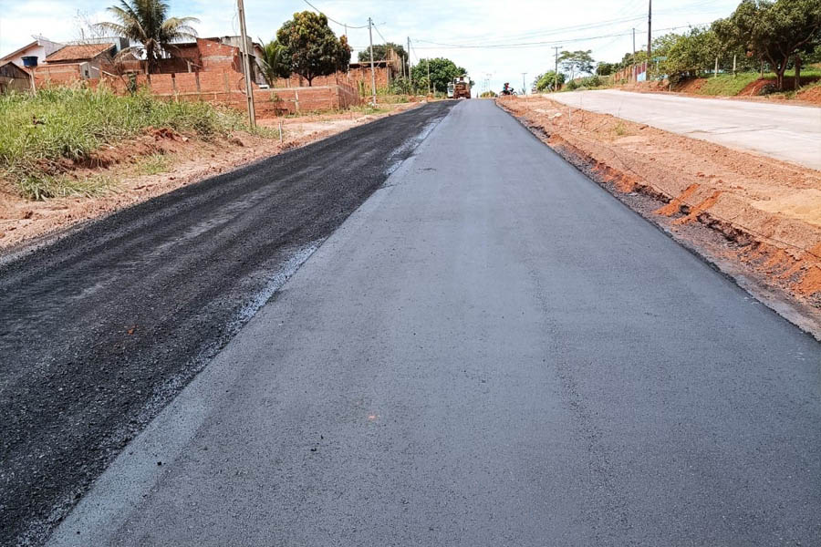 DER entrega obras de pavimentação asfáltica na RO-370, no perímetro urbano de Alto Alegre dos Parecis - News Rondônia