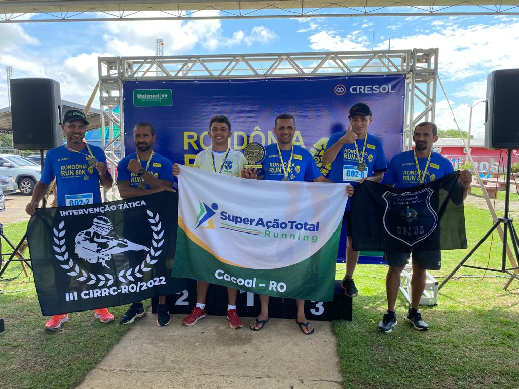 Servidores comemoram o Dia Nacional da Polícia Penal representando a categoria na Rondônia Run 80k - News Rondônia