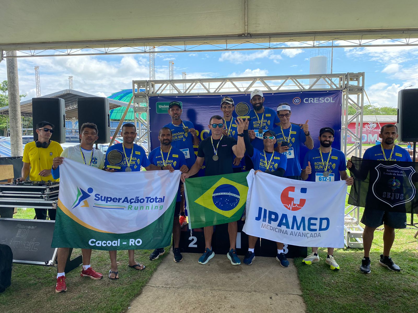 Servidores comemoram o Dia Nacional da Polícia Penal representando a categoria na Rondônia Run 80k - News Rondônia