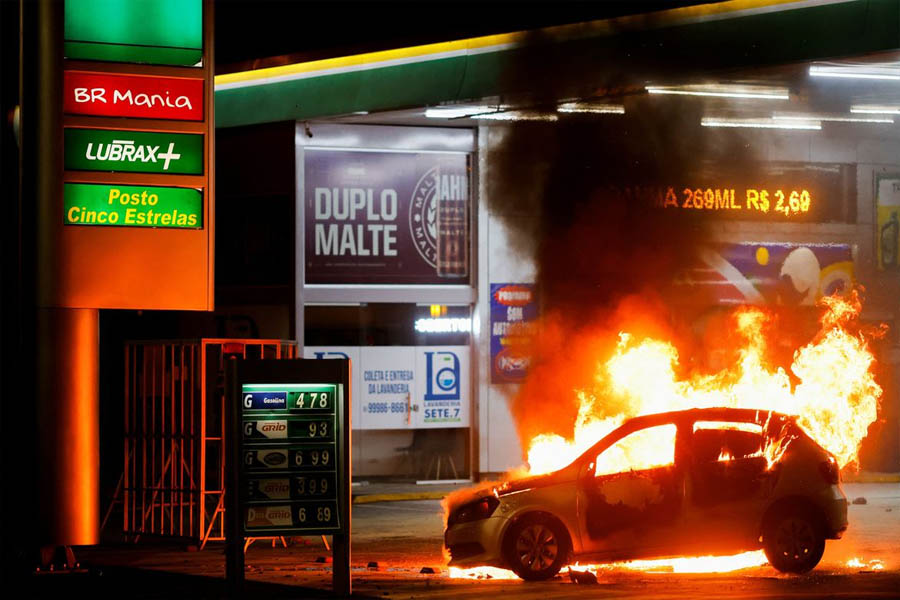 Polícia prende três suspeitos de ato de vandalismo em Brasília - News Rondônia