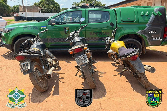 Motos são apreendidas no porto em Guajará-Mirim - News Rondônia