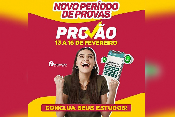 Provão do Interação tem novas datas para as provas - News Rondônia