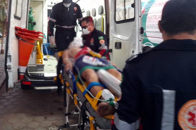 ATUALIZADA: Suspeito de furtar fios é baleado por segurança na Usina de Santo Antônio na capital - News Rondônia