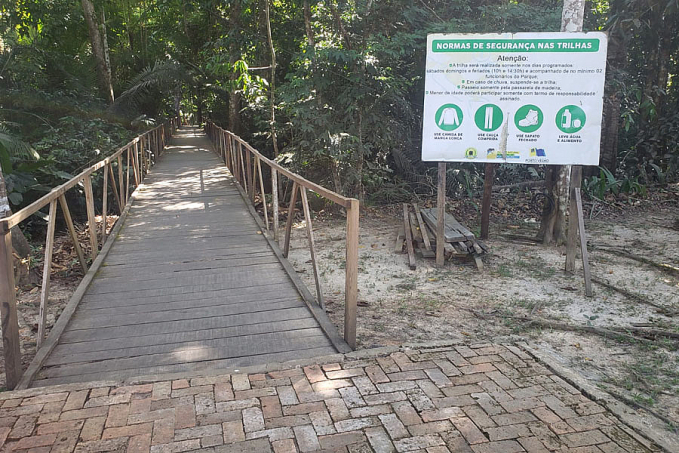 Trilha do Viveiro, no Parque Ecológico, passará por reforma - News Rondônia