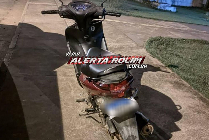 PM recupera moto que foi roubada de mulher em Rolim de Moura - News Rondônia