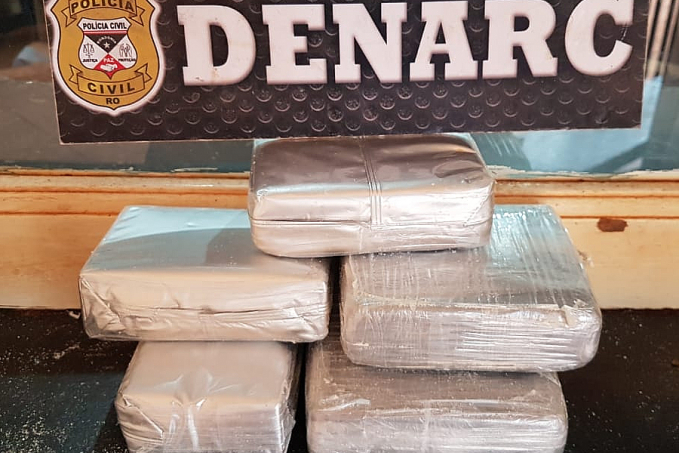 Denarc apreende 3kg de cocaína deixada por traficante - News Rondônia