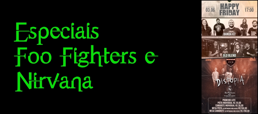 ESPECIAL - Foo Fighters e outras atrações neste final de semana no Grego Original - News Rondônia