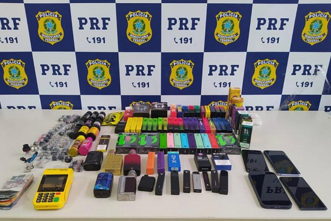 Em Vilhena, PRF realiza apreensão de cigarros eletrônicos - News Rondônia