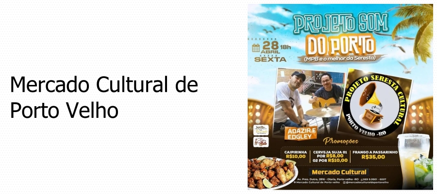 Agenda News: Programação para o final de semana, por Renata Camurça - News Rondônia