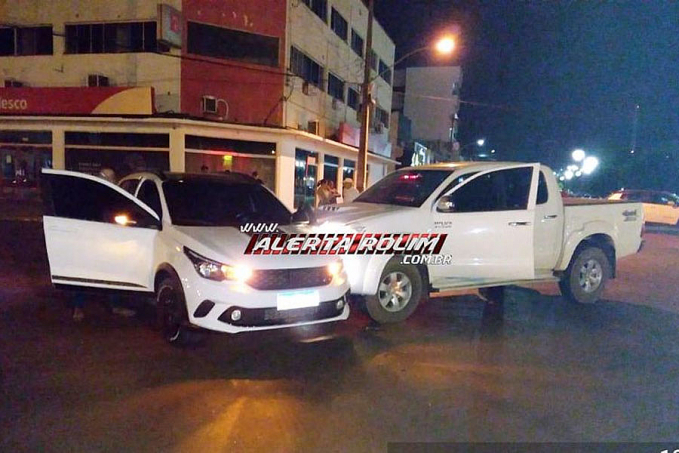 Acidente de trânsito foi registrado nesta noite em Rolim de Moura - News Rondônia