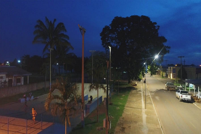 Município de Cabixi recebe melhorias com a implantação de iluminação pública - News Rondônia