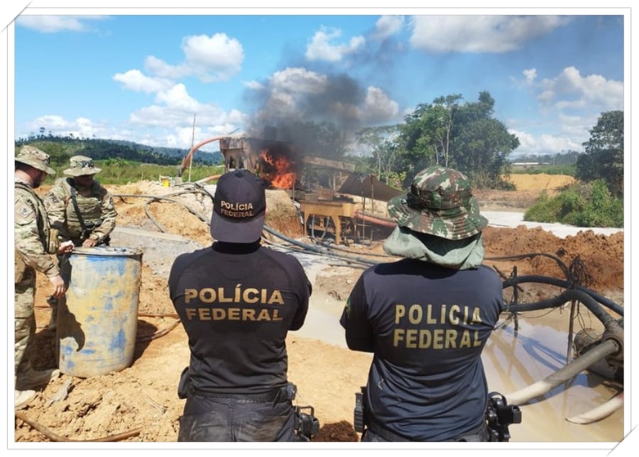 Garimpo ilegal fechado e maquinários destruídos, somam o resultado da ação pela PF, Ibama e Funai, na terra dos Uru-Eu-Wau-Wau - News Rondônia