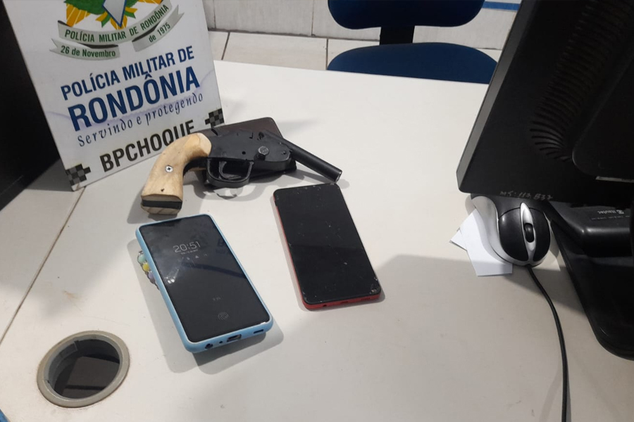 BPChoque prende suspeitos de roubo com arma caseira na zona leste - News Rondônia