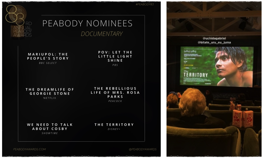 Indicado ao Peabody Award, do Colégio de Jornalismo de Massa, O Território figura a lista dos recordistas em prêmios internacionais - News Rondônia