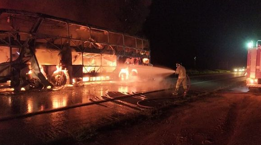 Pane elétrica não foi a causa do incêndio que destruiu o ônibus da Eucatur; informação foi desmentida pela PRF/RO - News Rondônia