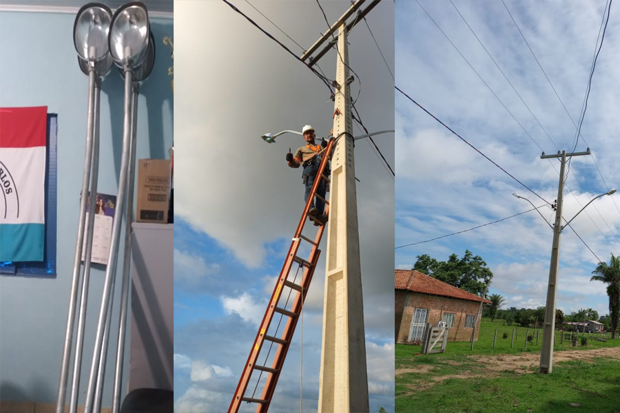 Prefeitura atende pedido do vereador Valtinho Canuto e inicia serviços de iluminação na Comunidade Prosperidade - News Rondônia
