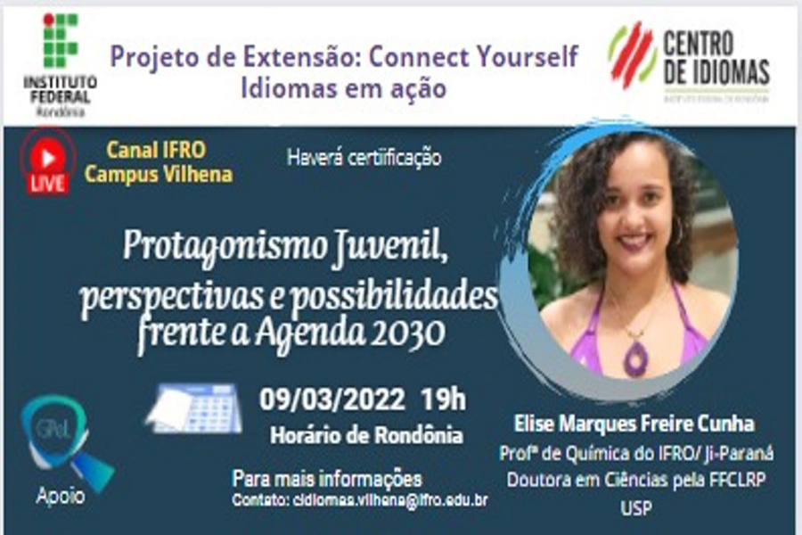Centro de Idiomas realiza em Vilhena debate sobre Protagonismo Juvenil - News Rondônia