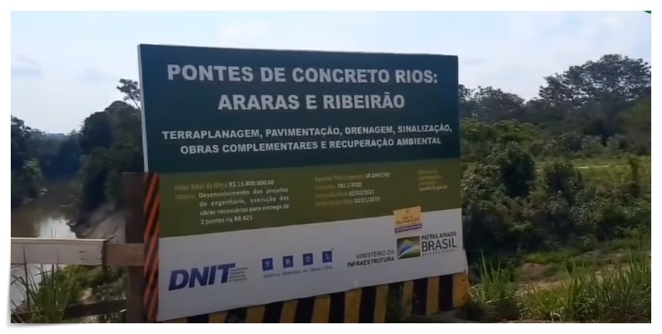 Ponte do Rio Araras: obra entra na etapa de concretagem - News Rondônia