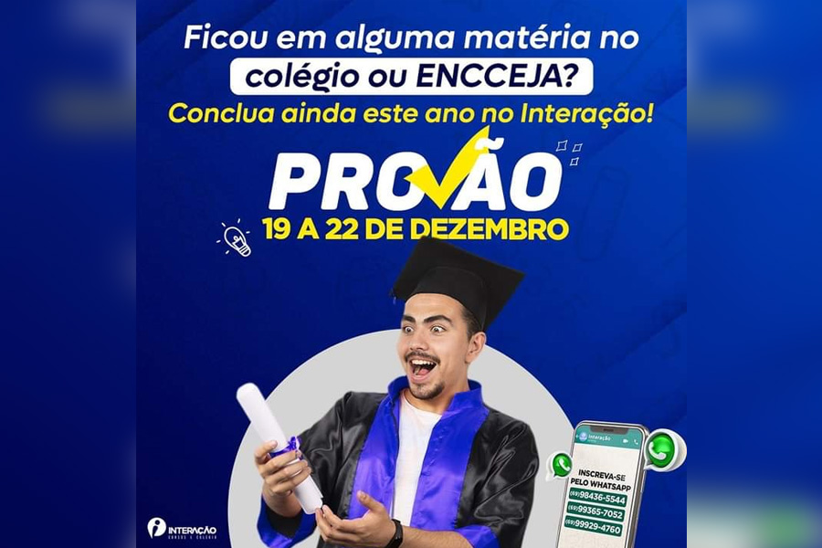 Provas do Provão do Interação acontece de 19 a 22 de dezembro - News Rondônia